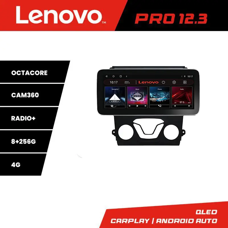Navigație Ford Mondeo 2013+ Lenovo PRO 12.3 QLED 8+256GB 4G GPS Preț promoțional