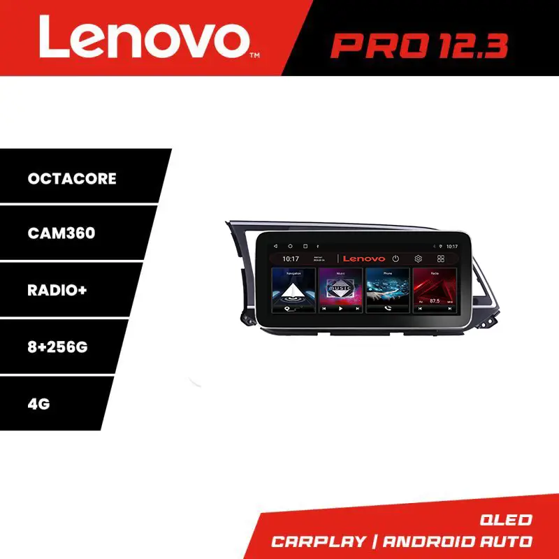 Chilipir Navigație Hyundai Elantra 2015-2018 Lenovo Pro 12.3 QLED 8GB 256GB 4G