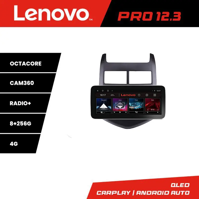 Ofertă specială Navigație Android Chevrolet Aveo 2010-2013 Lenovo PRO 12.3 QLED 8+256GB 4G