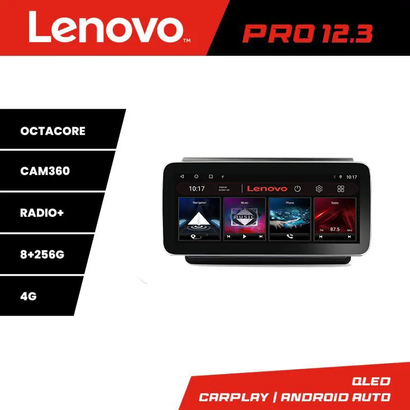 Super ofertă Navigație Fiat Bravo 2007-2014 Lenovo Pro 12.3 QLED 8GB+256GB 4G