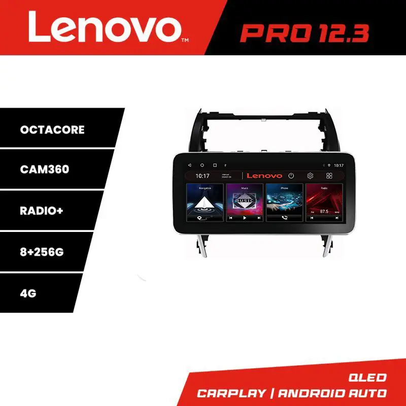 Navigație Toyota Camry 2012-2018 Lenovo PRO 12.3 QLED 8GB+256GB 4G Calitate înaltă