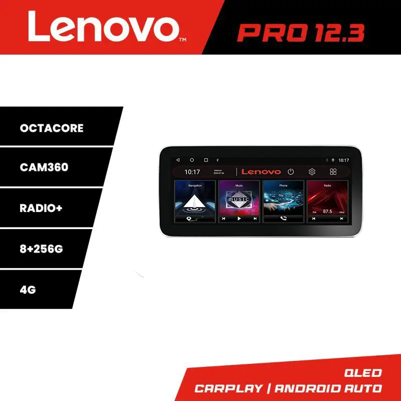 Transport gratuit Navigație Toyota Camry 2021+ Lenovo PRO 12.3 inch QLED, 8GB RAM, 256GB, 4G