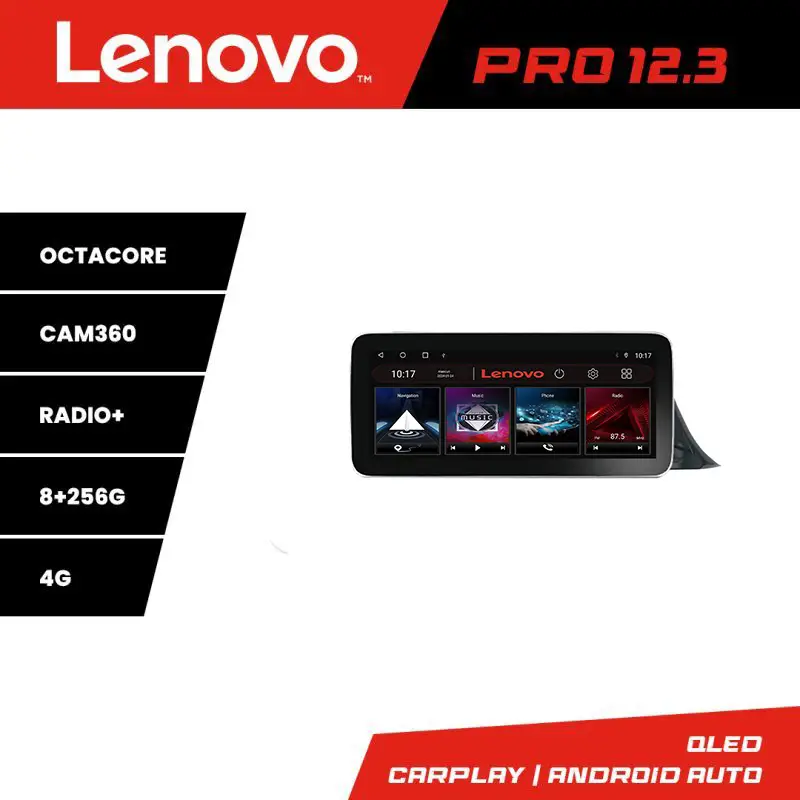 Navigație Toyota C-HR Lenovo PRO 12.3 inch QLED, 8GB RAM, 256GB, 4G Reducere extra