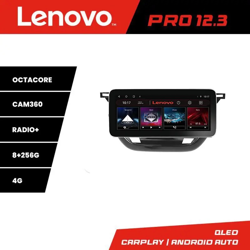 Navigație Opel Corsa F 2019+ Lenovo PRO 12.3 QLED 8GB+256GB 4G GPS Cel mai vândut
