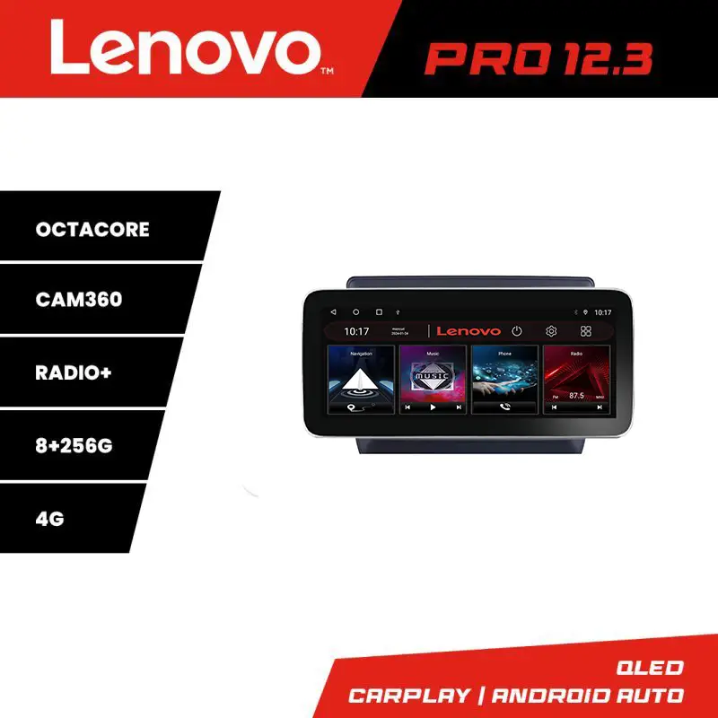 Retur gratuit Navigație Isuzu D-Max 2020+ Lenovo PRO 12.3 QLED Android 4G 8GB+256GB