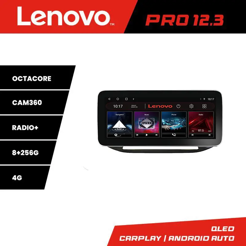 Navigație Fiat Doblo 2015-2018 Lenovo PRO 12.3 QLED 8GB+256GB 4G Reduceri