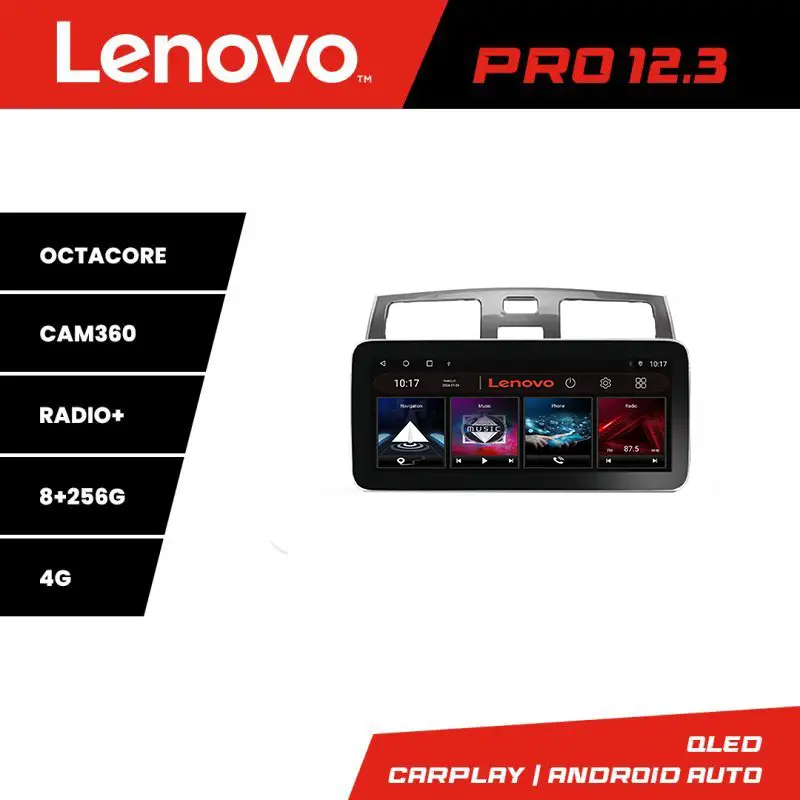 Navigație Lexus ES 2001-2006 Lenovo PRO 12.3 inch QLED 8GB+256GB 4G Noutate