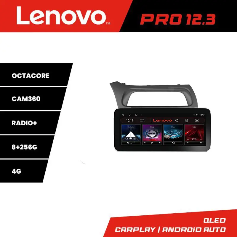 Navigație Honda Civic Hatchback 2006-2012 Lenovo PRO 12.3 QLED 8GB+256GB Disponibil imediat