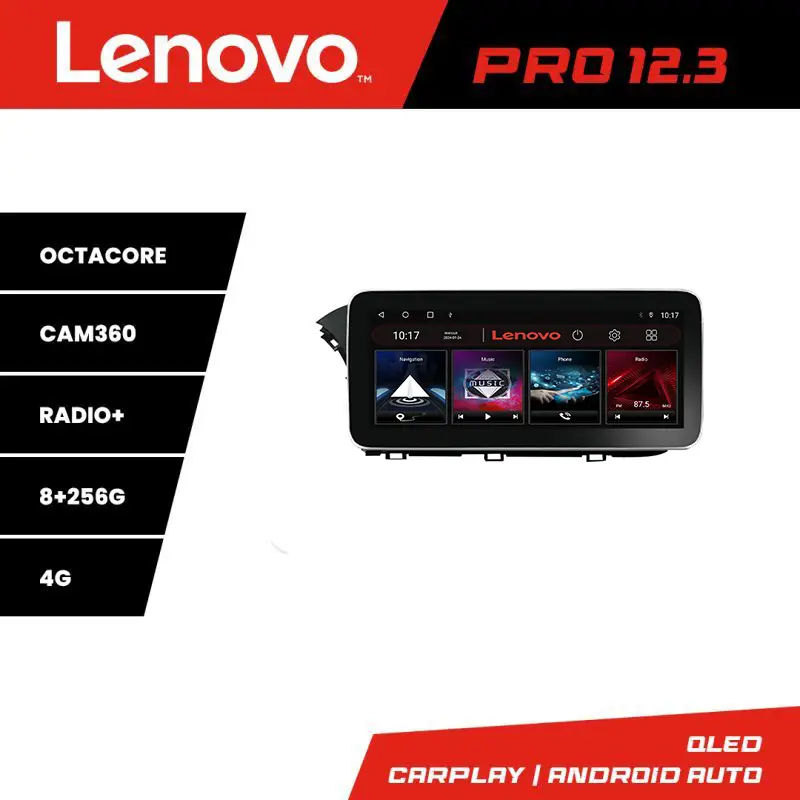 Navigație Hyundai i20 2020+ Lenovo Pro 12.3 QLED, 8GB RAM, 256GB Ieftin