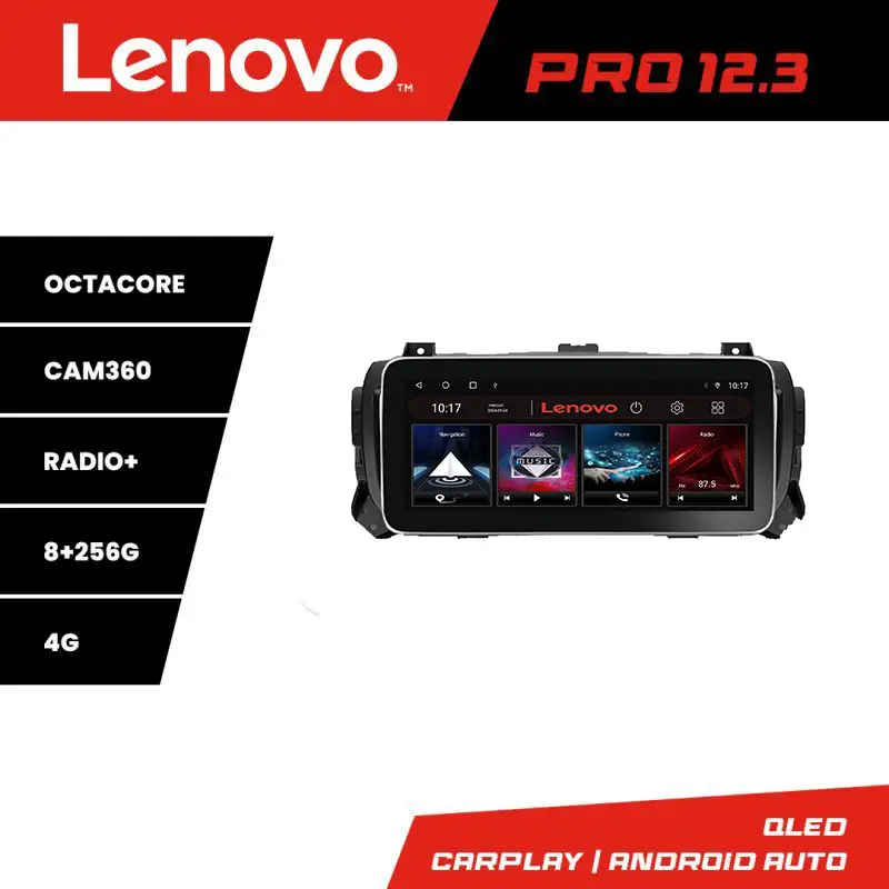 Navigație Lenovo PRO 12.3 QLED 8+256GB pentru Jumpy, Proace, Traveller Cumpără online