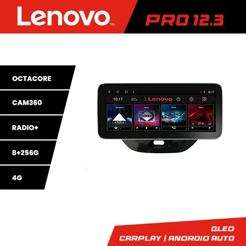 Premium Navigatie Ford KA 2015-2020 Lenovo PRO 12.3 inch QLED 8GB+256GB 4G