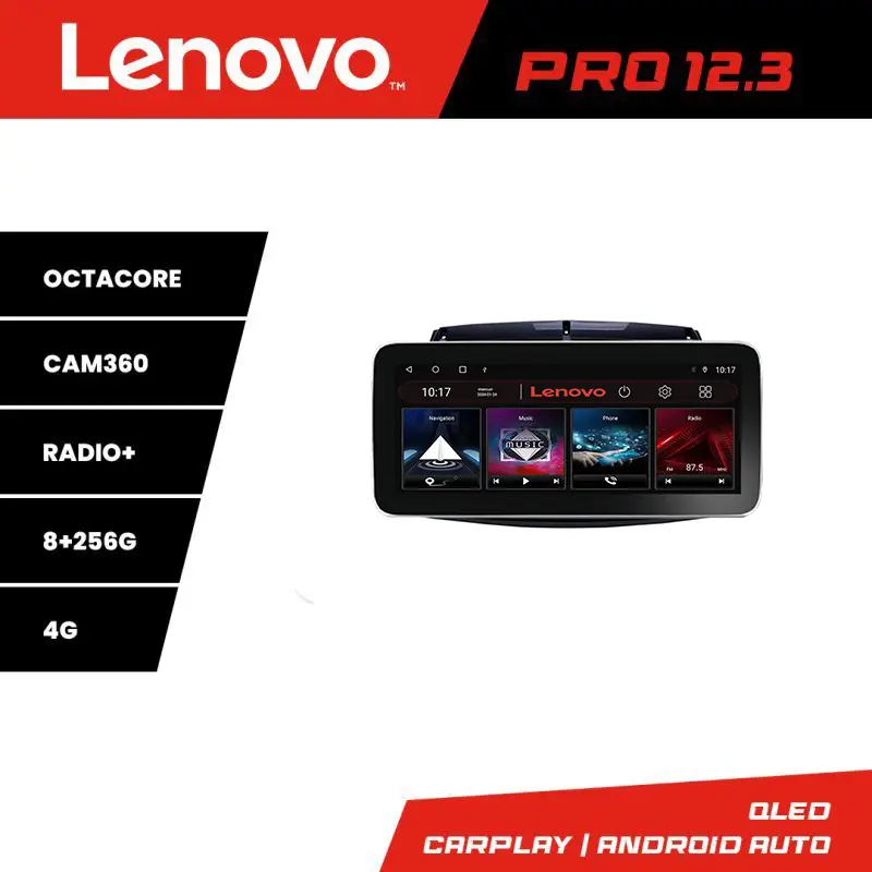 Super ofertă Navigație Renault Koleos 2009-2016 Lenovo Pro 12.3 QLED 8GB+256GB 4G DSP