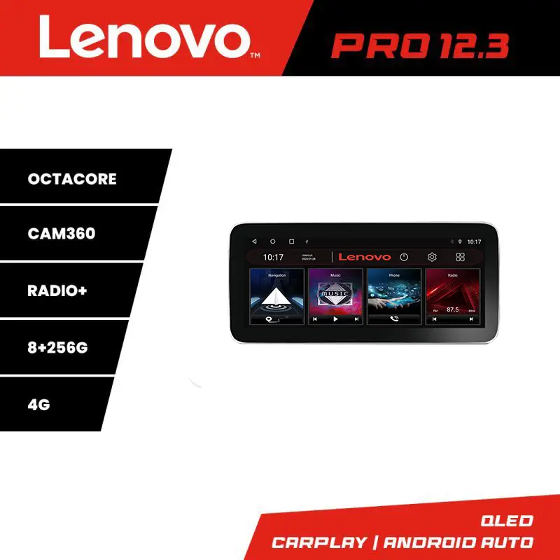 Navigație VW Multivan 2003-2015 Lenovo PRO 12.3 QLED 8GB+256GB 4G Retur ușor