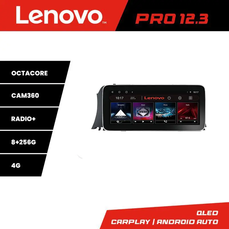 Navigatie Nissan Murano Z51 2007-2013 Lenovo PRO 12.3 QLED 8GB+256GB 4G Promoție