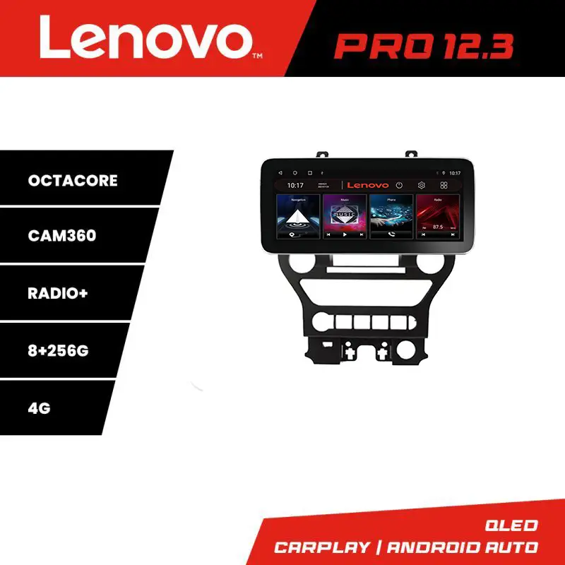 Navigație Android Ford Mustang 2015-2020 Lenovo PRO 12.3 QLED 8+256GB 4G DSP Reduceri
