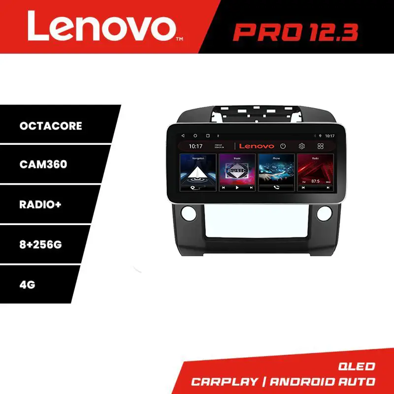 Noutate Navigatie Nissan Navara Pathfinder 2005-2010 Lenovo PRO 12.3 QLED 8+256GB 4G