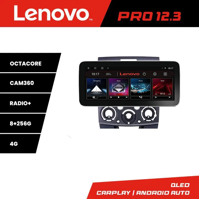 Navigație Ford Ranger și Mazda BT50 2007-2012, Lenovo PRO 12.3 QLED 8GB+256GB 4G Cumpără online