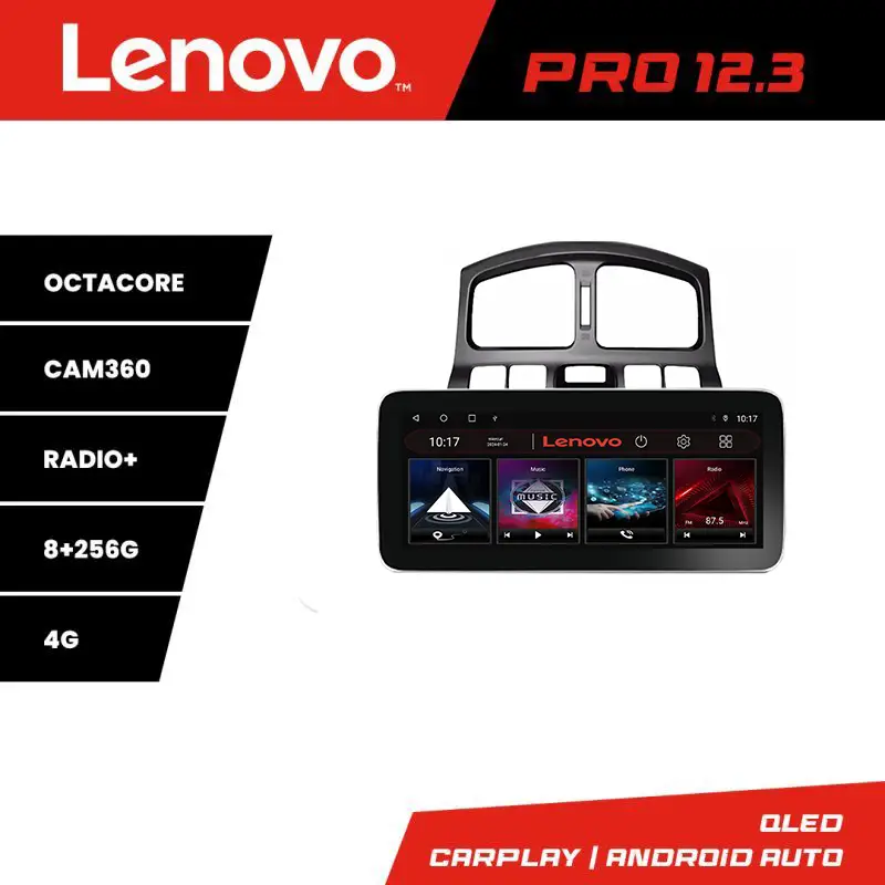 Disponibil imediat Navigatie Hyundai Santa Fe 2000-2006 Lenovo Pro 12.3 QLED 8GB+256GB 4G