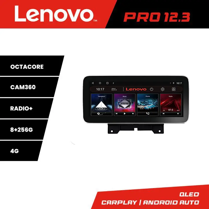 Preferatul clienților Navigație Android Lenovo PRO 12.3 QLED 4G pentru Range Rover Sport 2005-2010