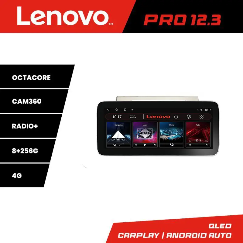 Calitate înaltă Navigatie Toyota Verso 2004-2009 Lenovo PRO 12.3 QLED 8+256GB 4G GPS