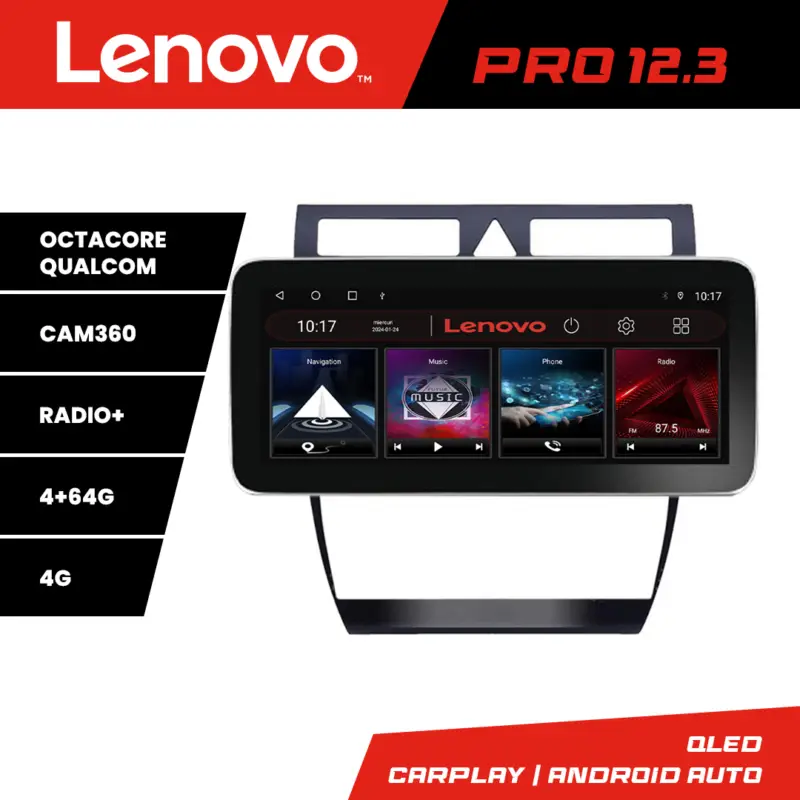 Bestseller Navigatie Android Audi A6 C5 Lenovo PRO 12.3 inch QLED 4G DSP 4+64GB