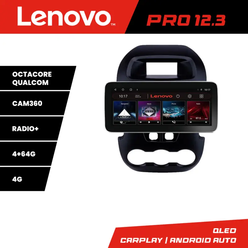 Cel mai vândut Navigatie Ford Ranger 2011-2015 Lenovo PRO 12.3 QLED 4G 4+64GB
