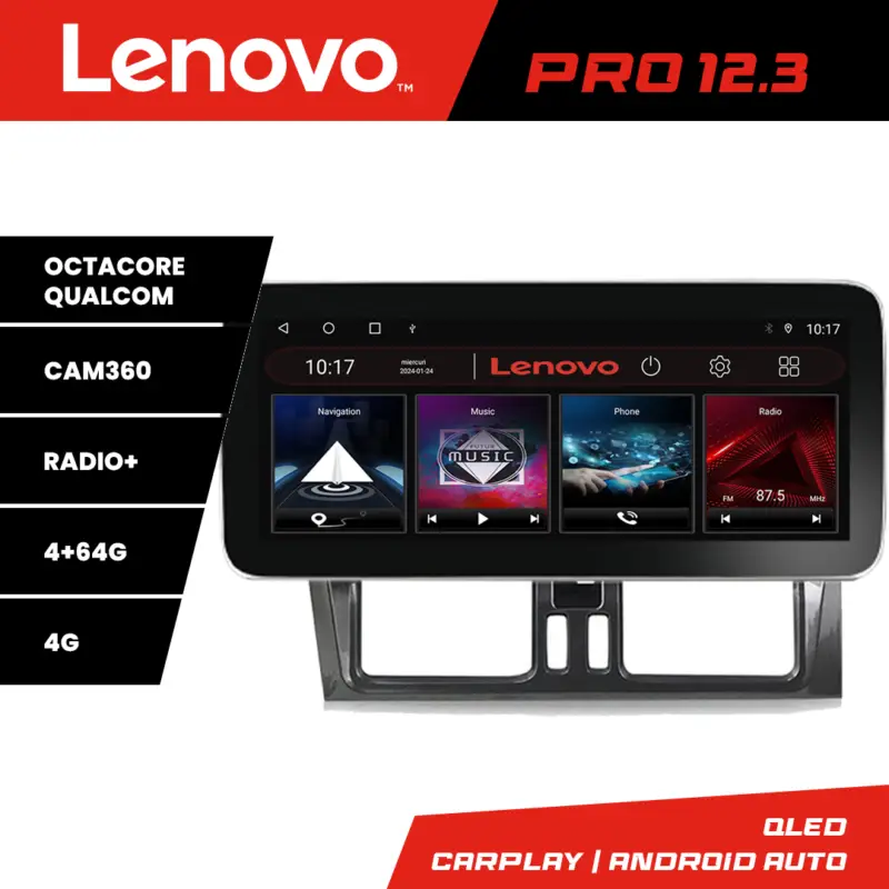 Chilipir Navigație dedicată Volvo XC60 2014-2018 Sensus Connect 12.3 QLED 4G 4+64GB