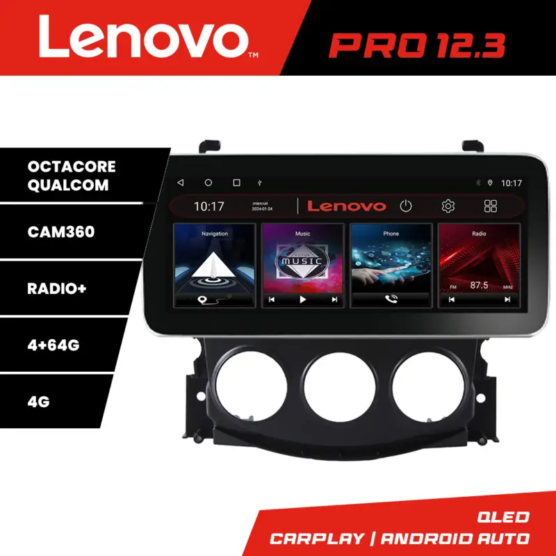 Cel mai vândut Navigație Nissan 370Z 2008-2012 Lenovo PRO 12.3 QLED 4G 4+64GB