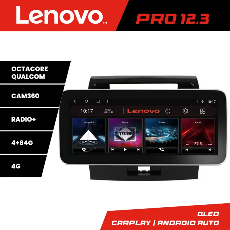 Cel mai bun preț Navigație Toyota Land Cruiser L200 12.3 inch QLED Android 4G GPS Lenovo