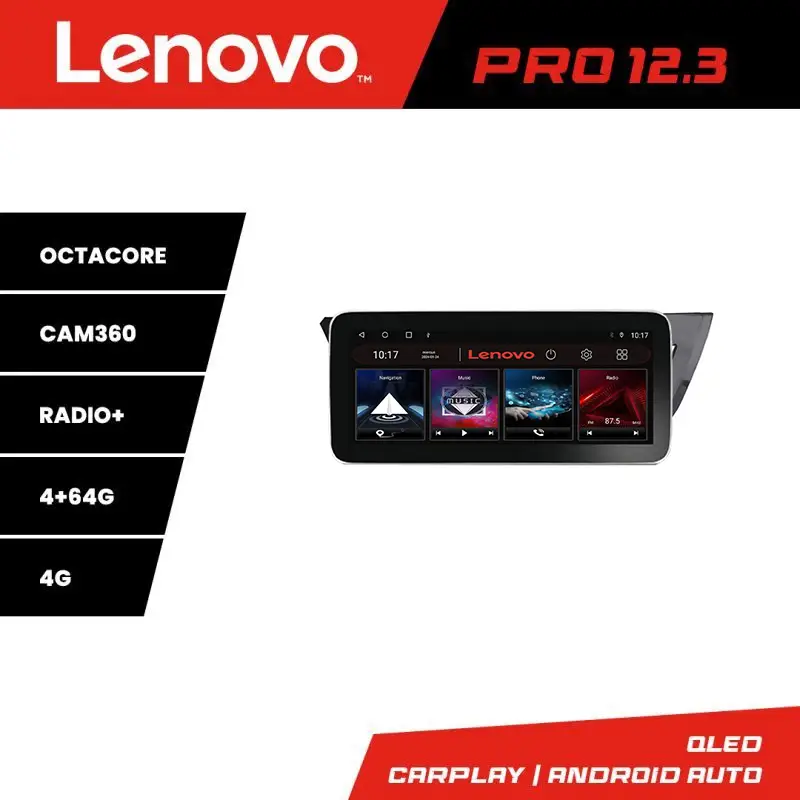 Doar azi Navigație Toyota Corolla 2013-2017 Lenovo PRO 12.3 QLED 4GB+64GB 4G DSP