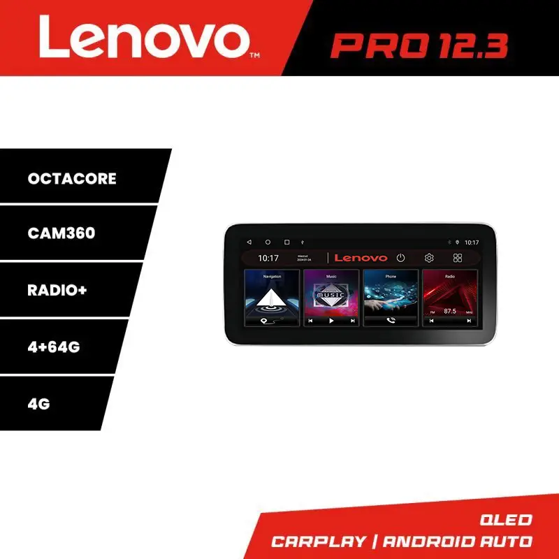 Ieftin Navigație auto VW Lenovo PRO 12.3 QLED 4G GPS DSP 4+64GB