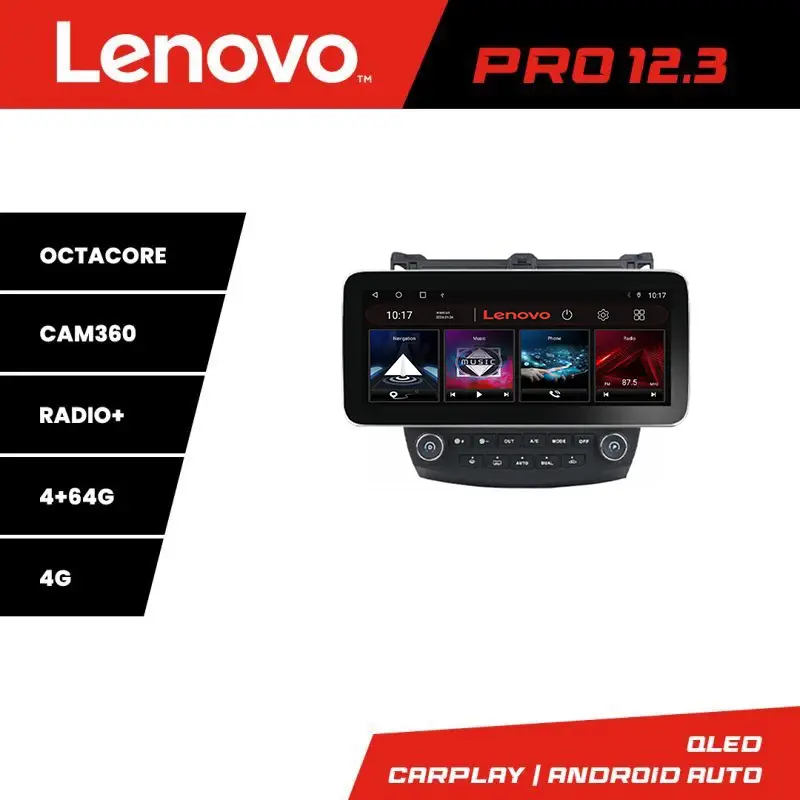 Lichidare de stoc Navigatie Android Honda Accord 2004-2008 Lenovo PRO 12.3 QLED 4GB+64GB 4G