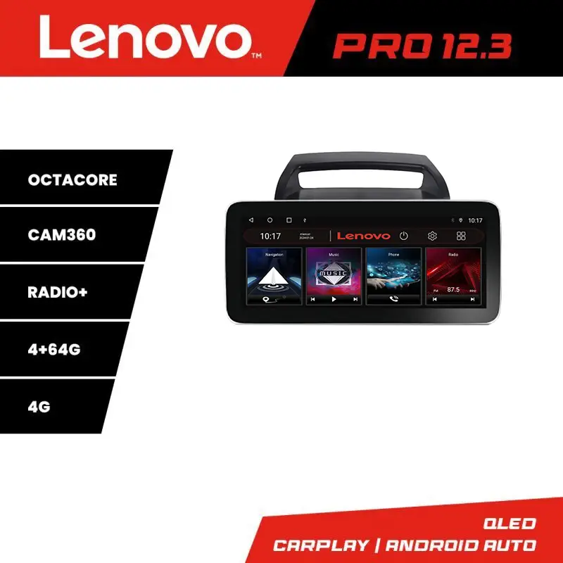 Navigație Kia Carnival 2006-2014 Lenovo PRO 12.3 QLED 4G 4+64GB DSP Promoție