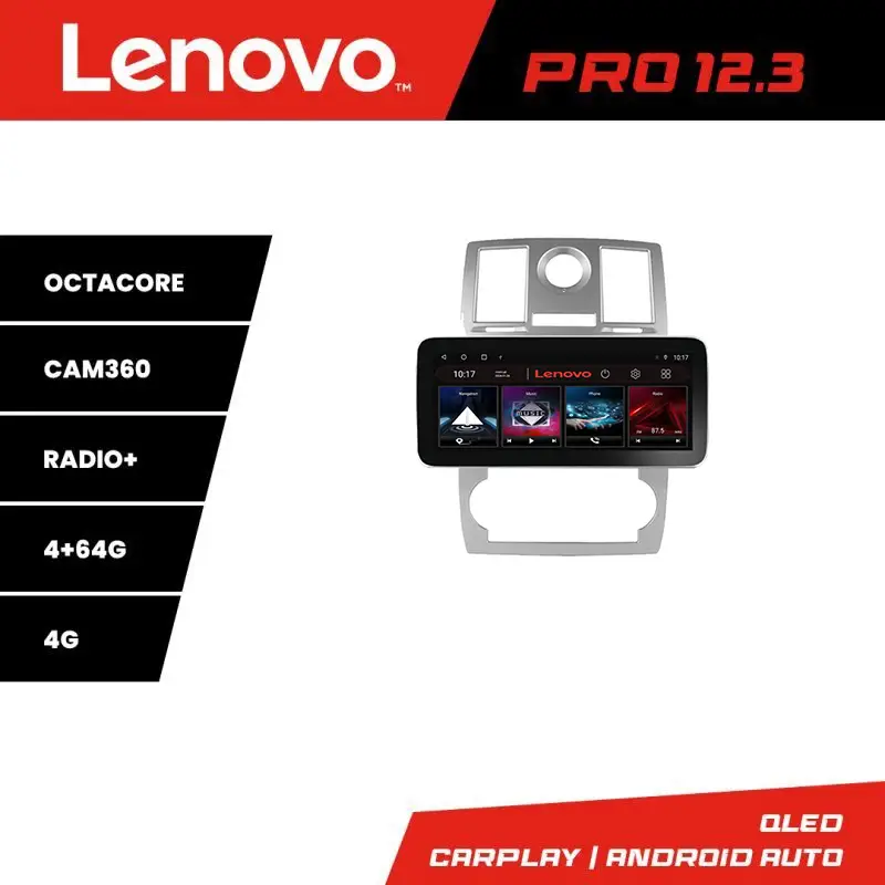 Plată sigură Navigație Chrysler 300C 2004-2008 Lenovo PRO 12.3 QLED 4G 4+64GB