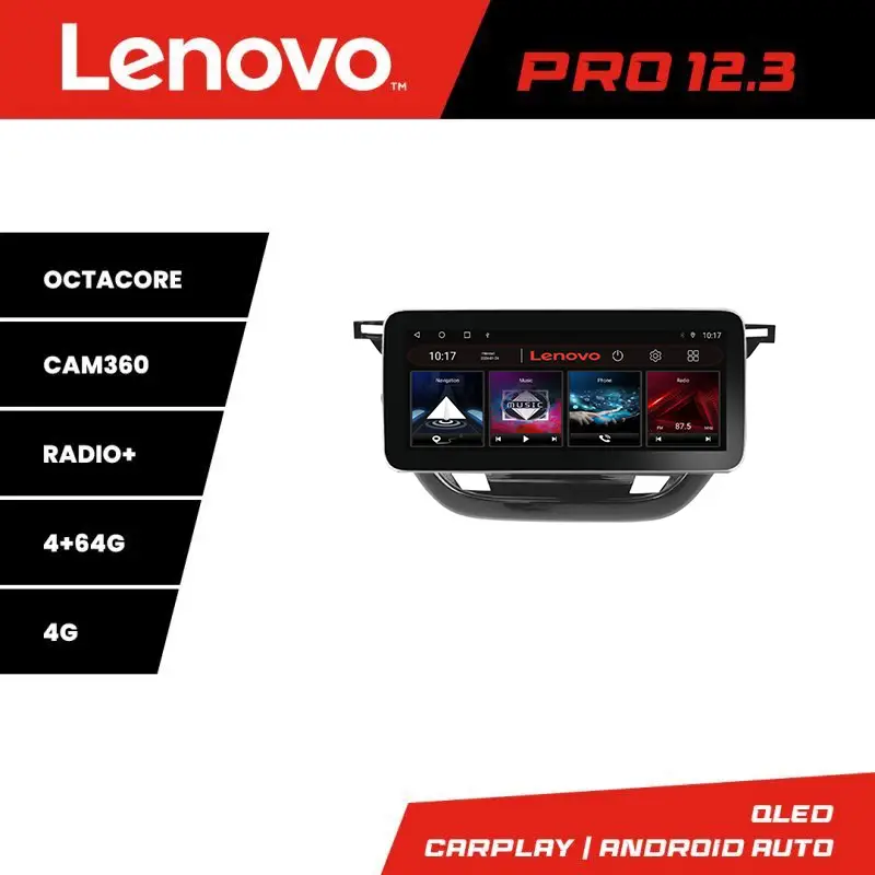 Navigație Opel Corsa F 2019+ Lenovo PRO 12.3 QLED 4GB RAM 64GB 4G Doar azi