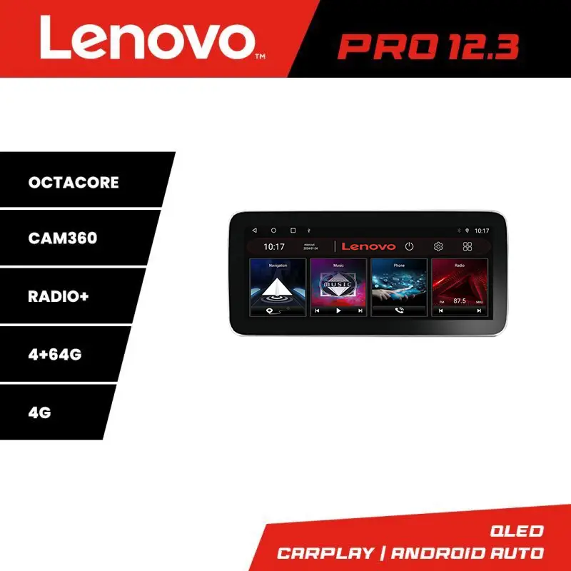 Disponibil imediat Navigație Mitsubishi Eclipse Cross 2019+ Lenovo Pro 12.3 QLED 4GB 64GB