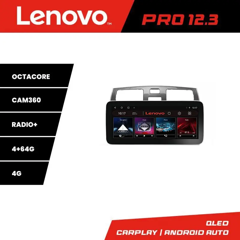 Navigatie Android Lexus ES 2001-2006 Lenovo PRO 12.3 QLED 4GB+64GB 4G Livrare gratuită