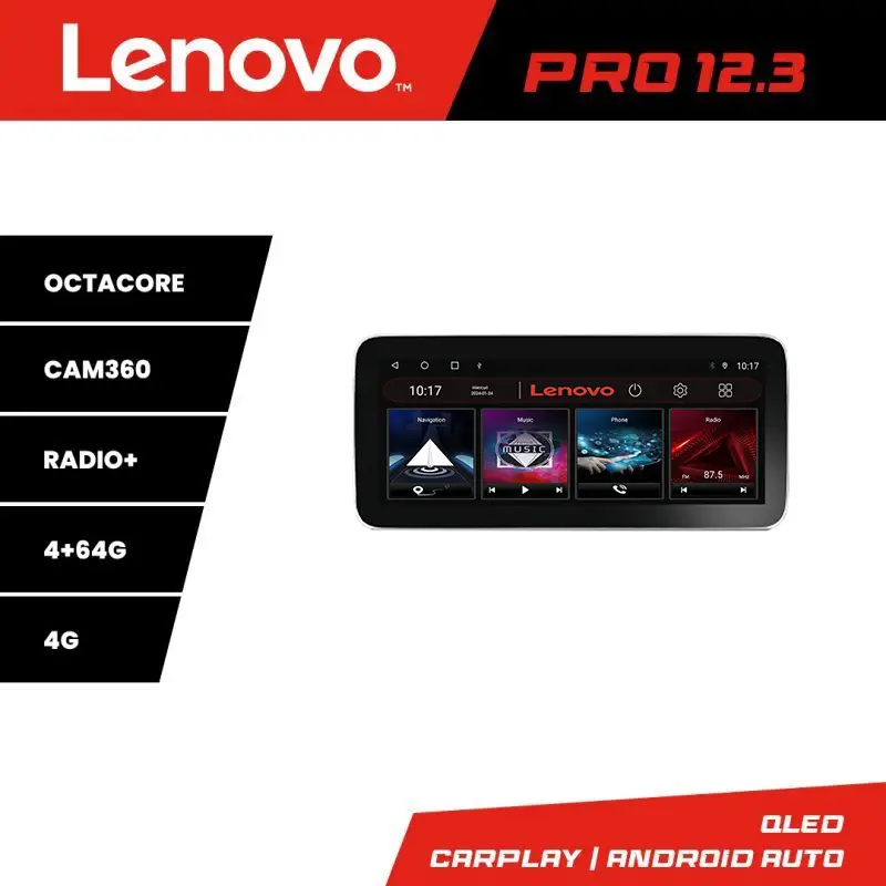 Discount Navigație Android Lenovo PRO 12.3 QLED 4G DSP pentru Hummer H2 2008-2009