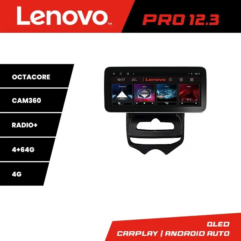 Plată securizată Navigație Hyundai ix20 2010-2019 Lenovo PRO 12.3 QLED 4GB+64GB 4G DSP