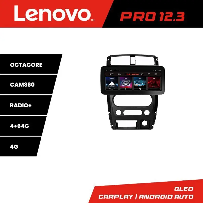 Navigație Suzuki Jimny 2007-2016 Lenovo Pro 12.3 QLED 4G 4+64GB Plată securizată