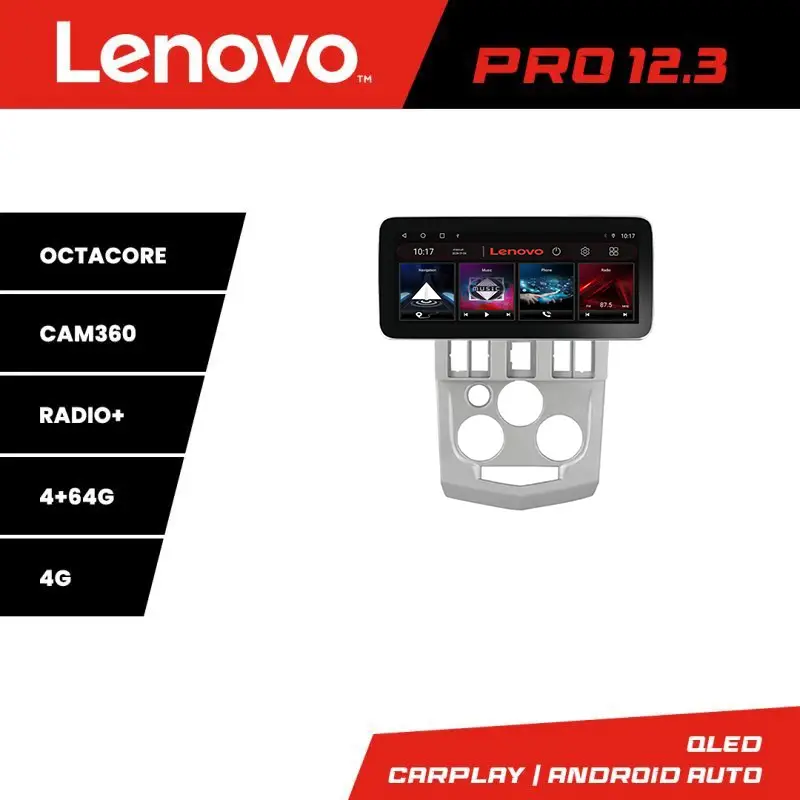 Navigație Dacia Logan 1 2003-2010 Lenovo PRO 12.3 QLED 4GB+64GB 4G Cel mai bun preț