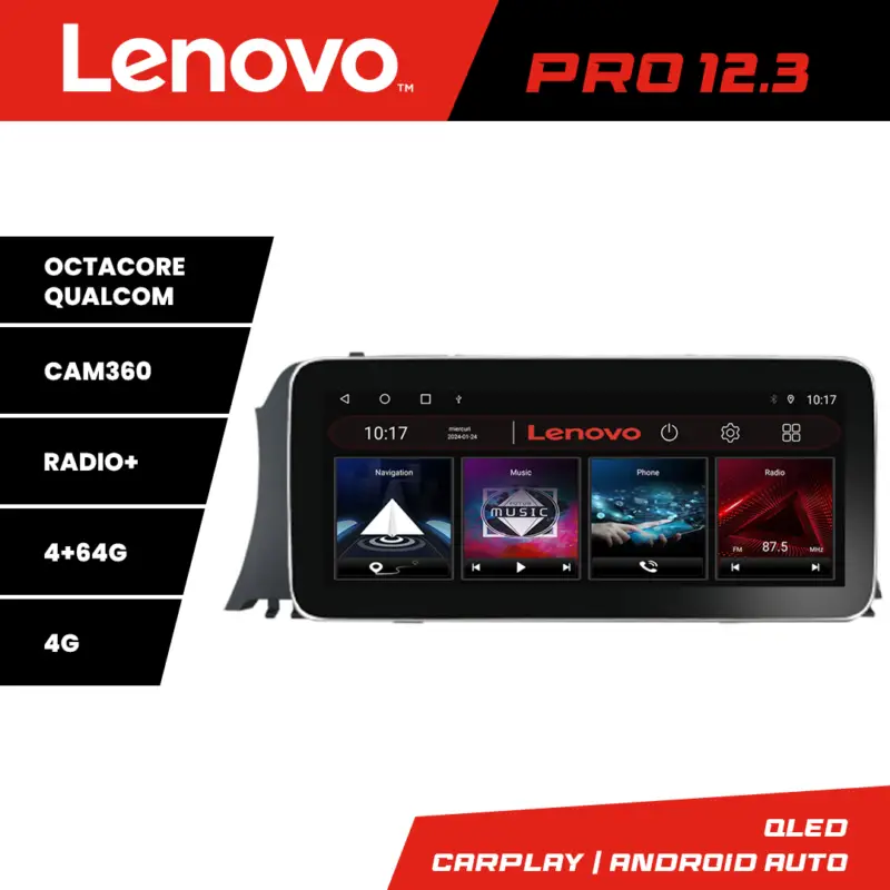 Navigație Nissan Murano Z51 2007-2013 Lenovo PRO 12.3 QLED 4G 4+64GB Mai ieftin