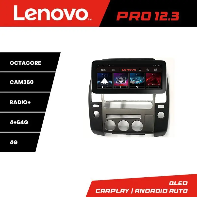 Navigație dedicată Nissan Pathfinder Navara Lenovo PRO 12.3 QLED 4+64GB Expediere rapidă