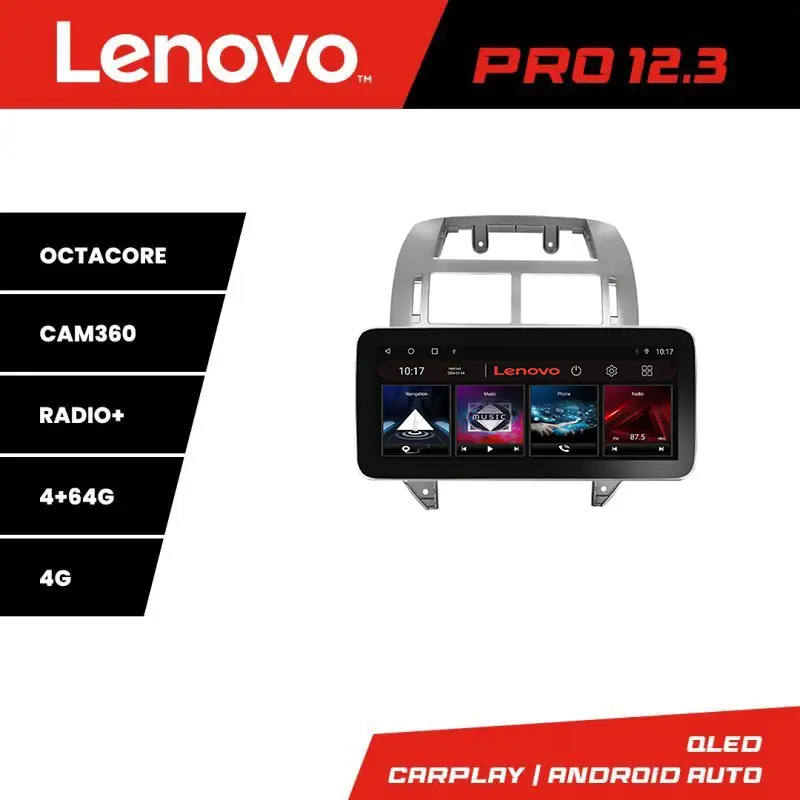Navigație auto VW Polo 2004-2011 Lenovo PRO 12.3 QLED 4G GPS Reducere de preț