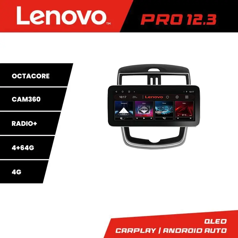 Noutate Navigație Nissan Pulsar 2014-2018 Lenovo PRO 12.3 QLED 4G 4+64GB