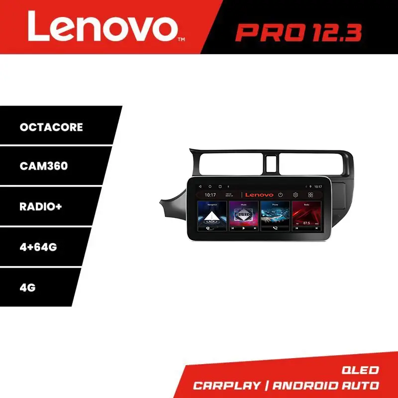 Cel mai bun preț Navigație Kia Rio 2011-2014 Lenovo PRO 12.3 inch QLED 4G GPS 4+64GB