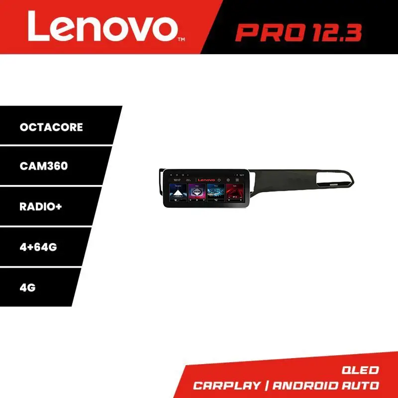 Reduceri Navigație VW Golf Sportsvan 2016-2021 Lenovo PRO 12.3 QLED 4G 4+64