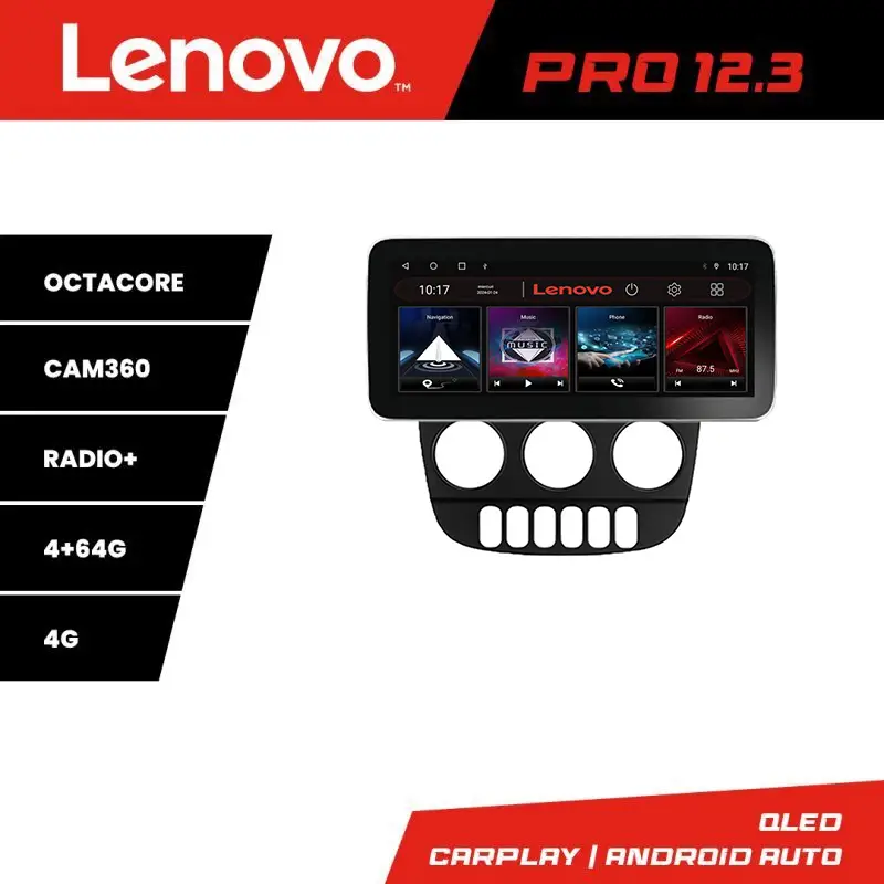 Navigatie Mercedes ML W163 1998-2005 Lenovo PRO 12.3 QLED 4G Cumpărături sigure