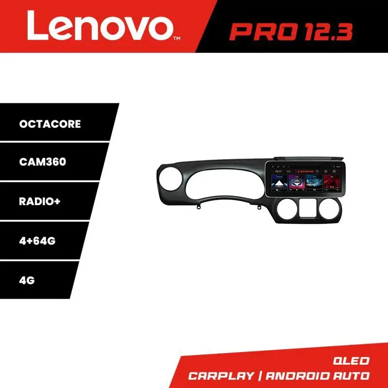Reducere extra Navigație Jeep Wrangler 2014-2016 Lenovo Pro 12.3 QLED 4GB+64GB 4G