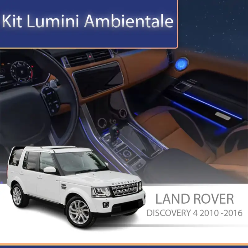 Ofertă de sezon Kit lumini ambientale pentru Land Rover Discovery 4, control prin telefon